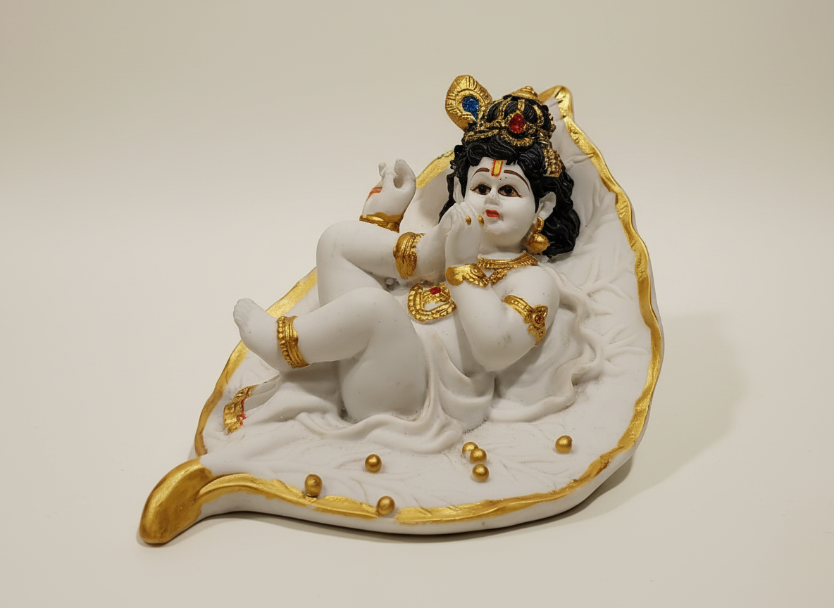 Krishna In Leaf 5"