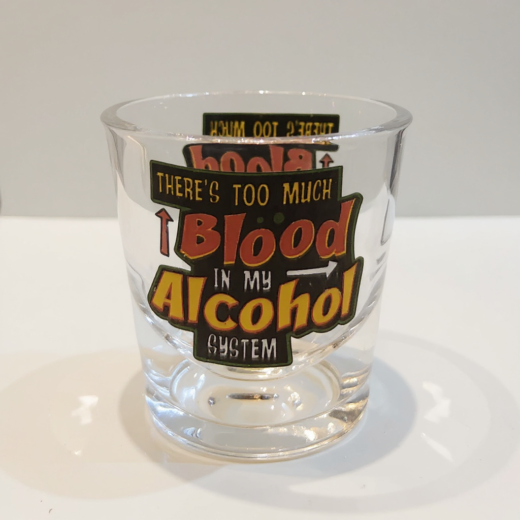 Crystal Quote Shot Glass view 2