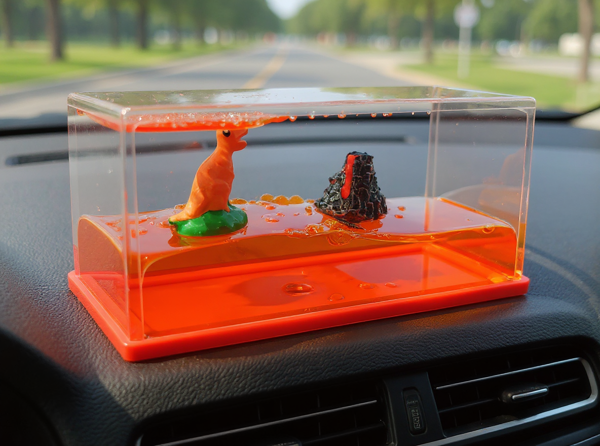 Car Dashboard Unsicable Character Water Wave view 2