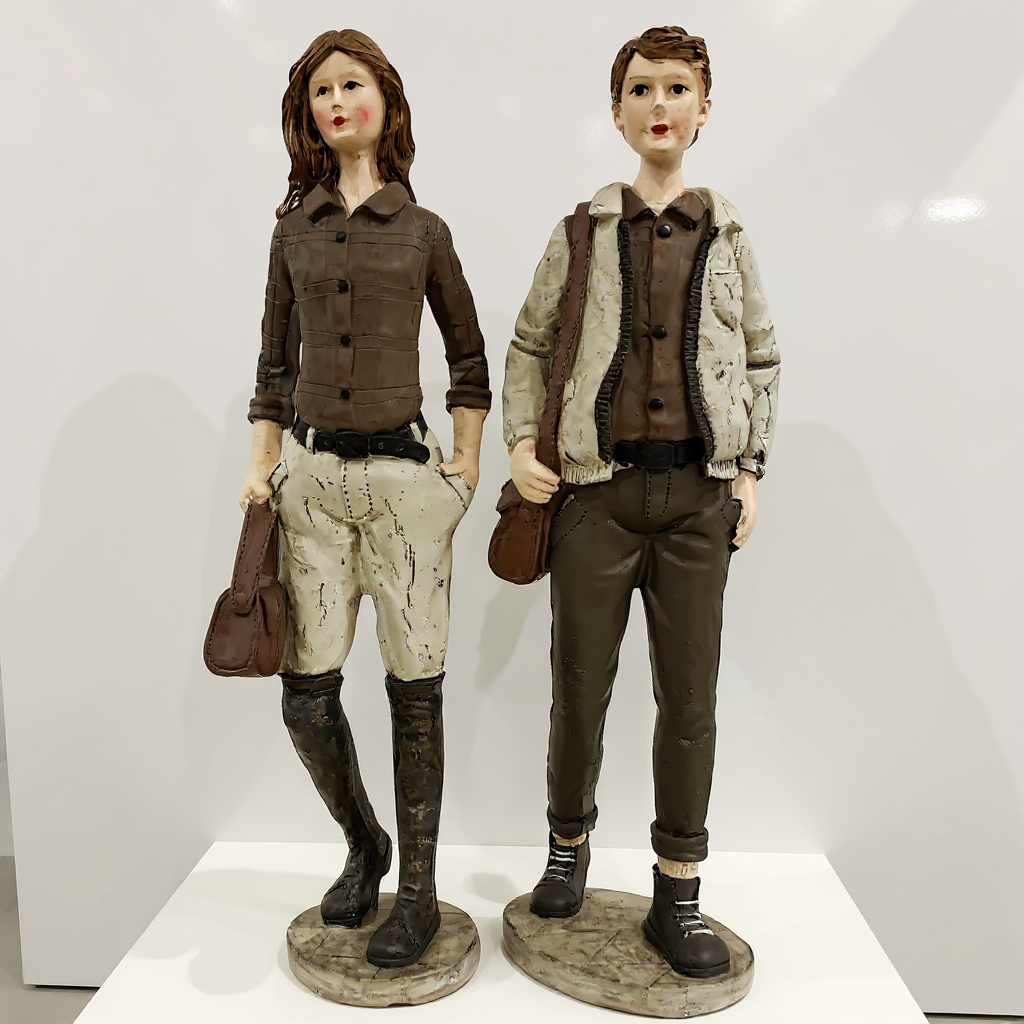 Artisan Couple Figurines 10/4"