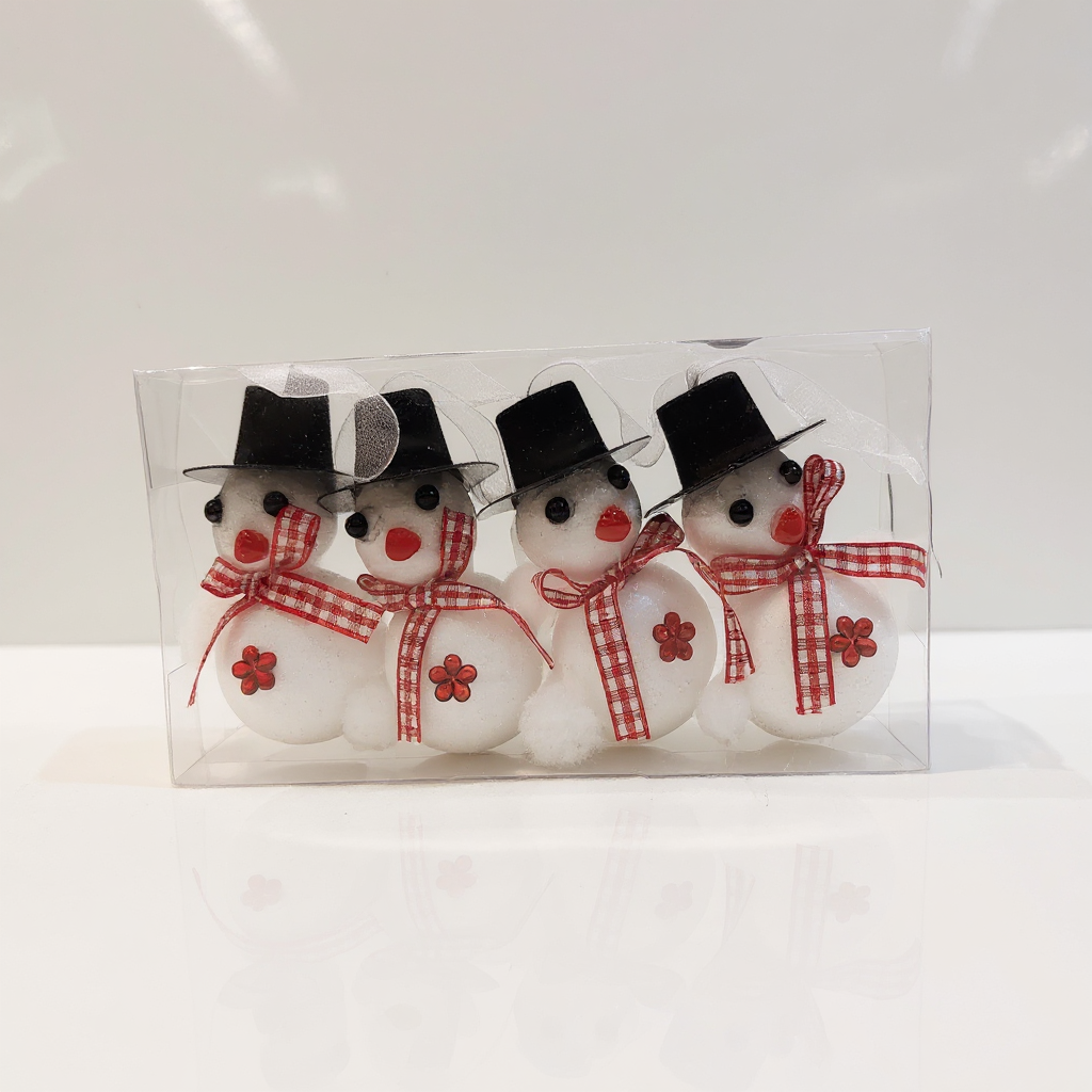 Snowman Christmas Decoration 3/6" view 2