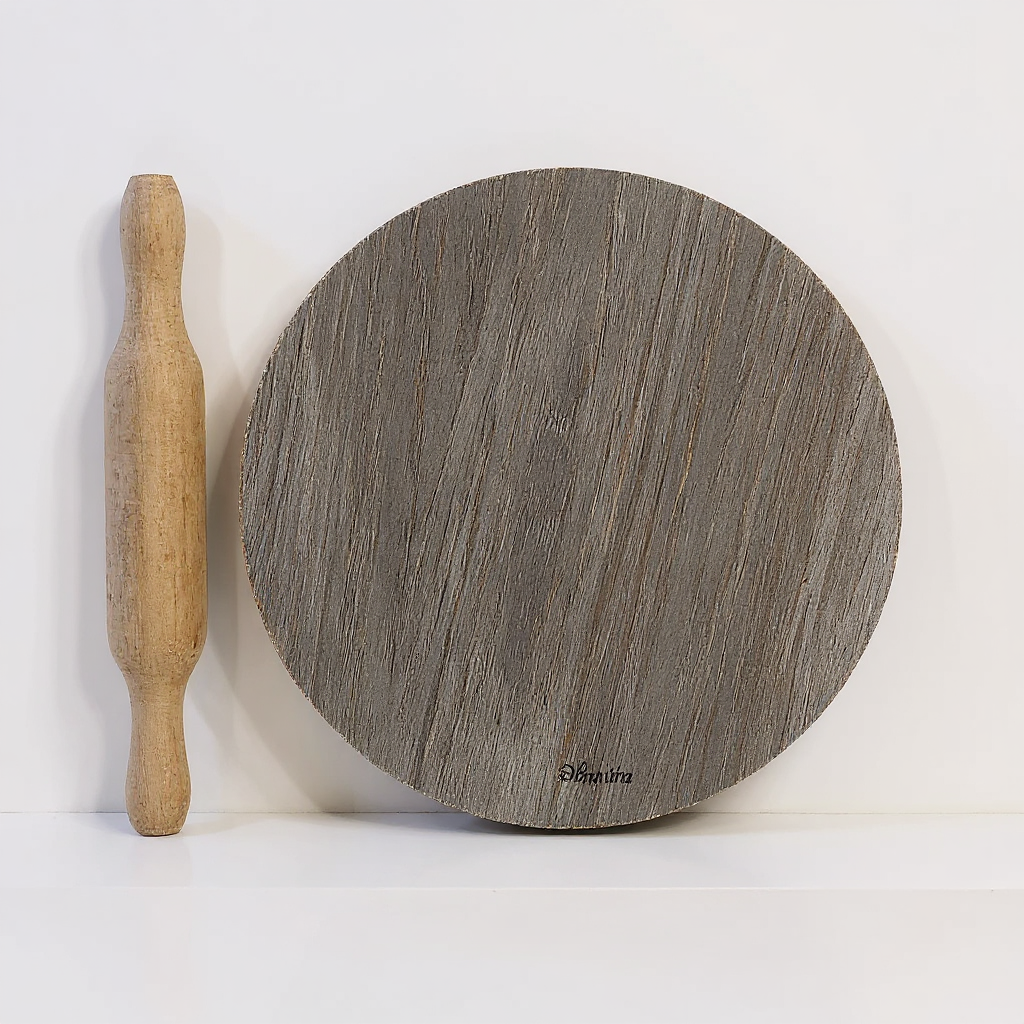 Wooden Rolling Pin and Board 6" view 2