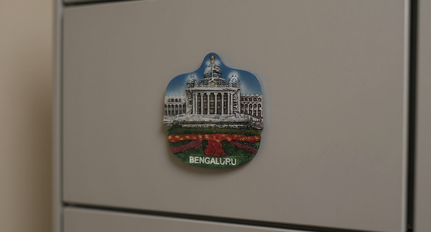 Bengaluru Fridge Magnet 2.5/3" view 2