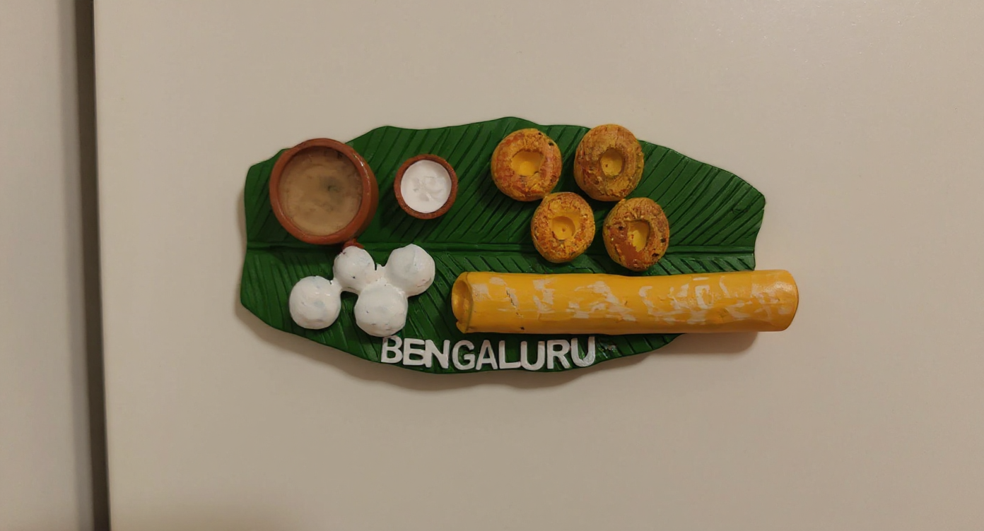 Bengaluru Souvenir Fridge Magnet 1.5/3"
