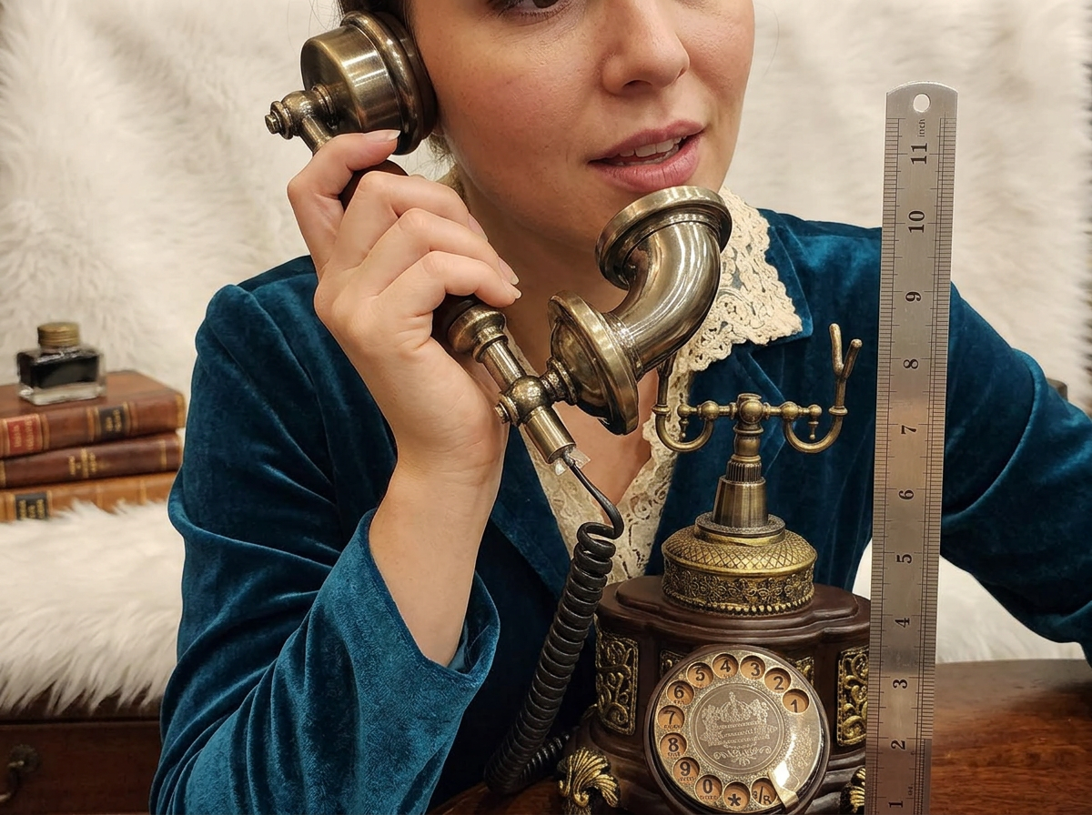 Vintage Rotary Telephone 10/11" view 2