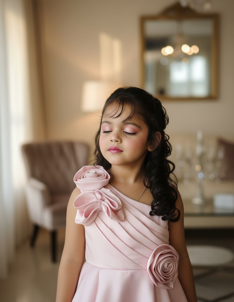 Pink Dress for Girls view 2