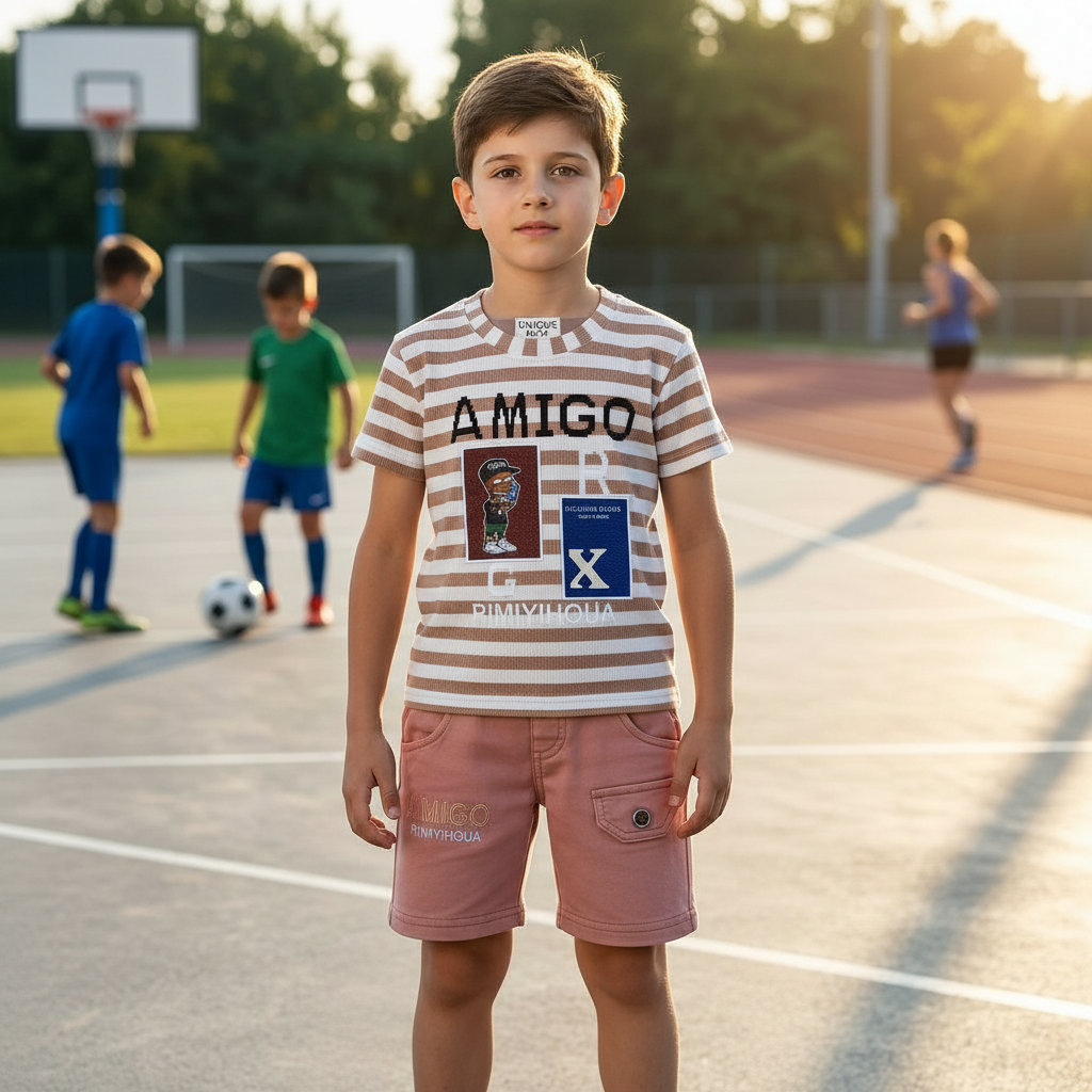 Amigo Kids T-Shirt and Shorts Set