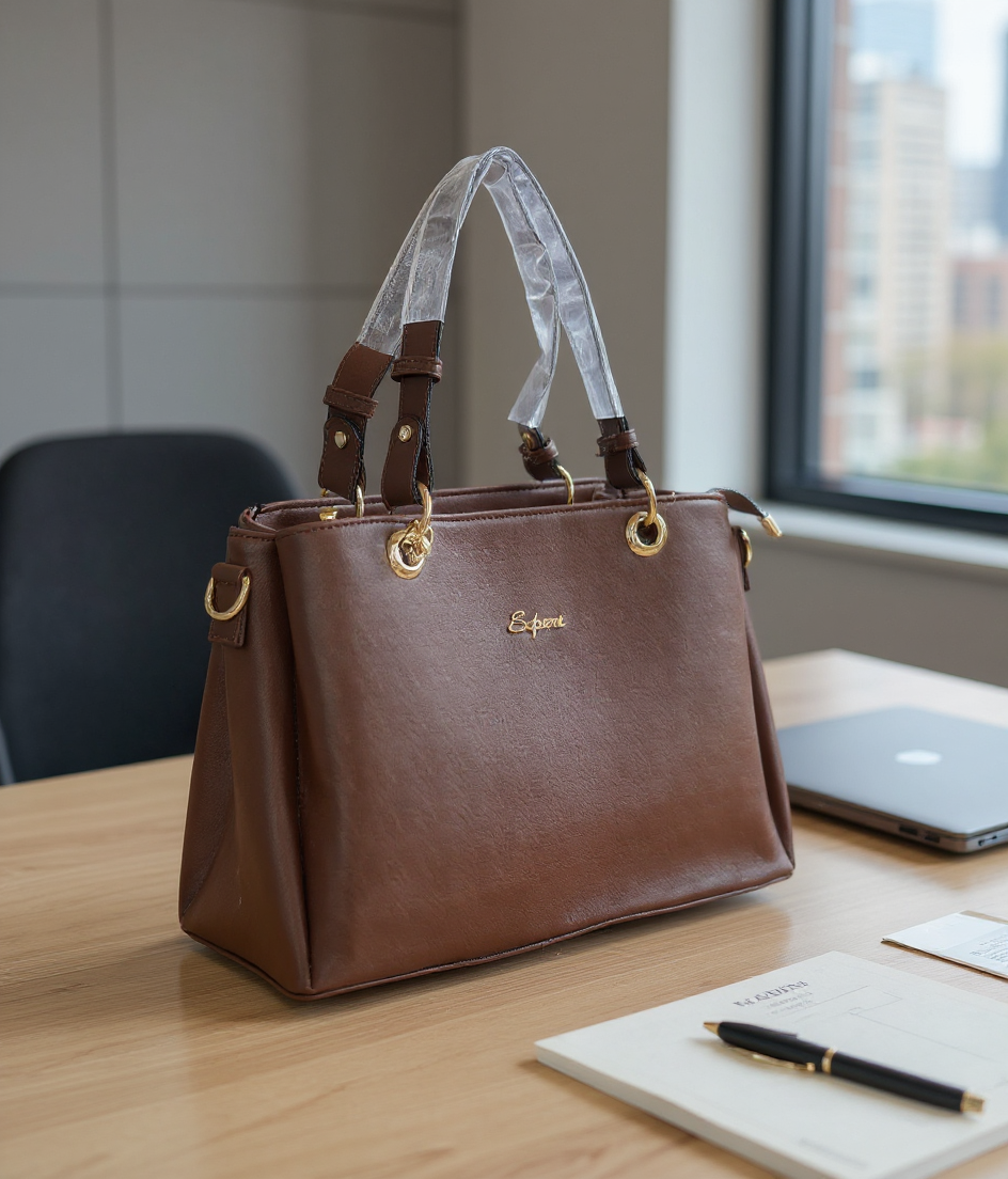 Expert Brown Handbag