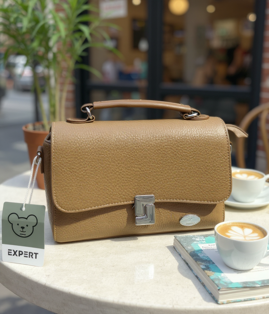 Expert Tan Handbag