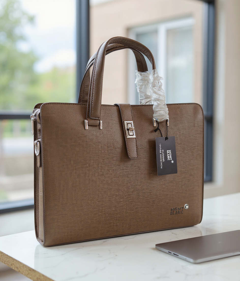 Mont Blanc Leather Collection Briefcase
