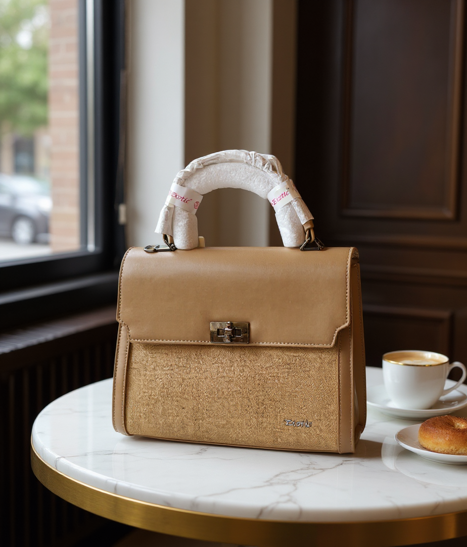 Exotic Tan Handbag 01