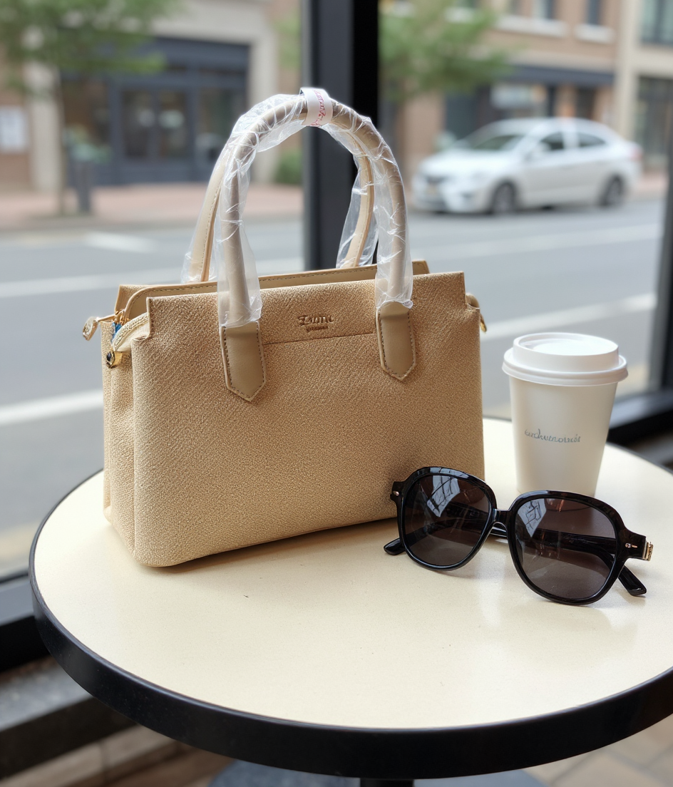 Exotic Handbag Beige