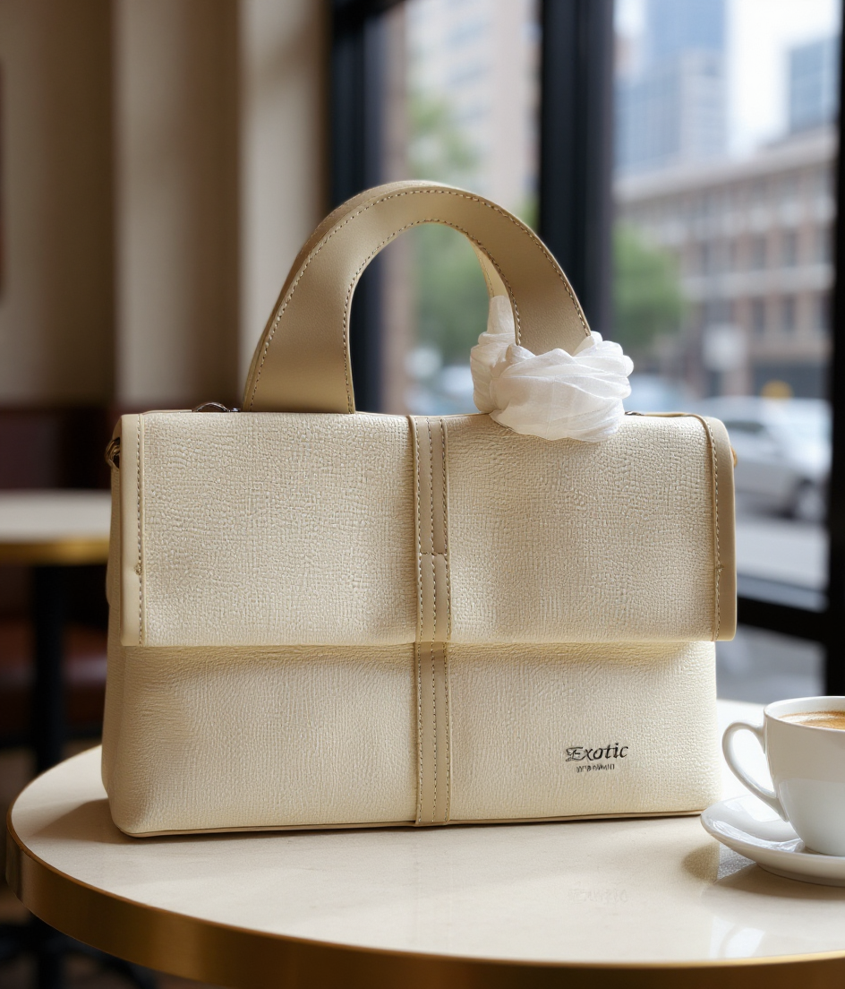Exotic Premium Handbag White