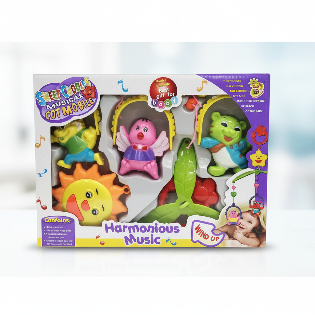 Sweet Cuddles Musical Cot Mobile view 2