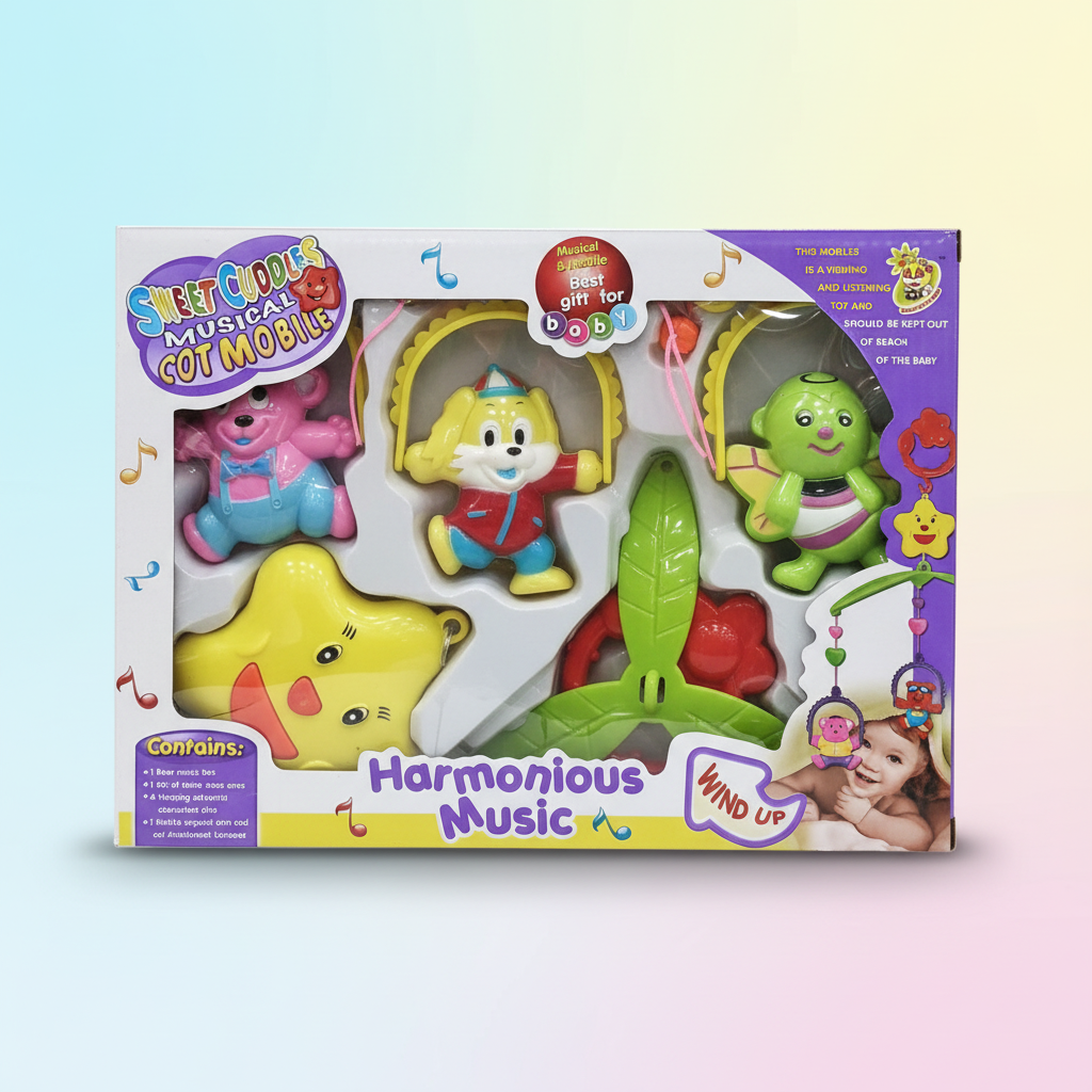 Sweet Cuddles Musical Cot Mobile view 3