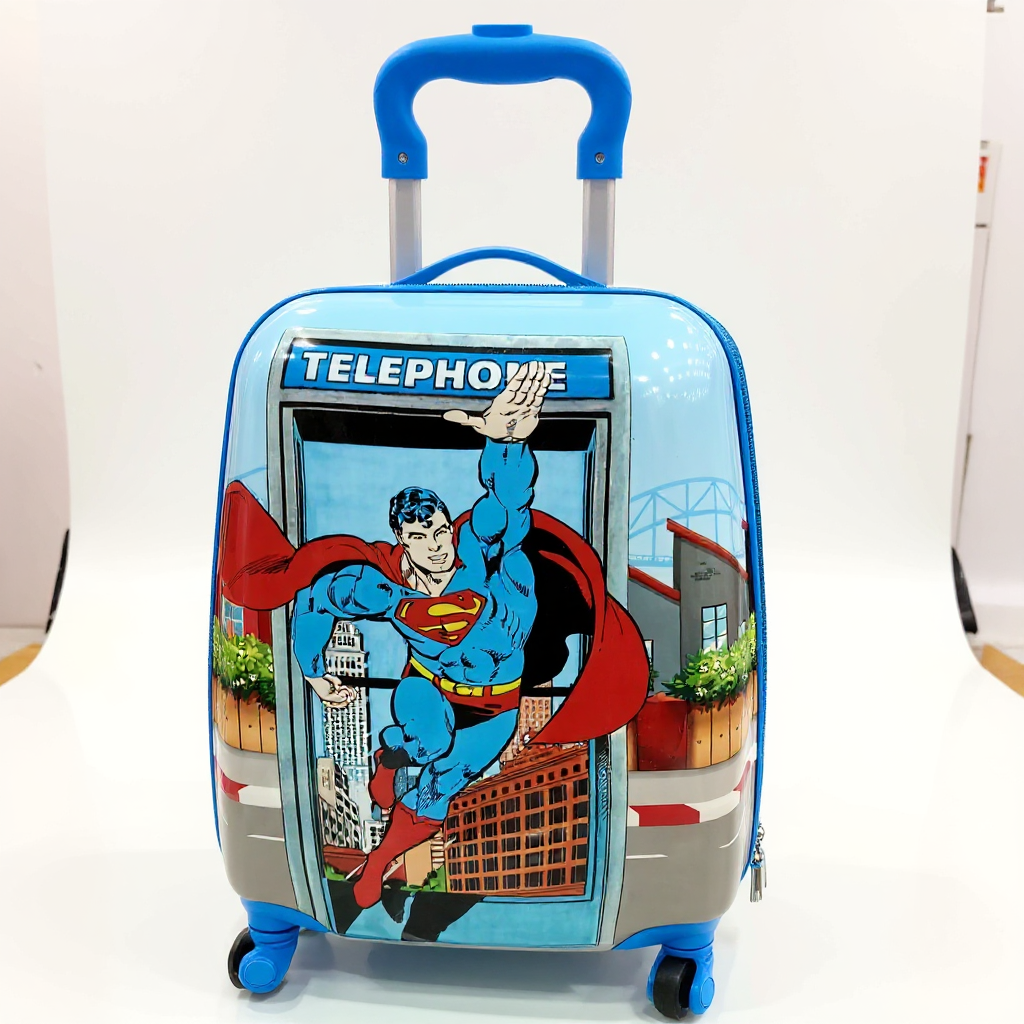 Superman Print Luggage