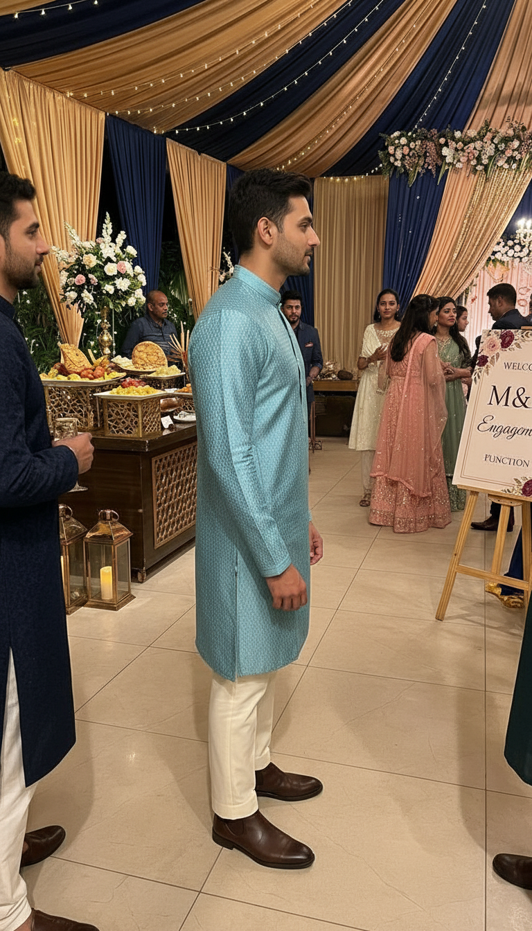 Mens Silk Kurta Suits view 3