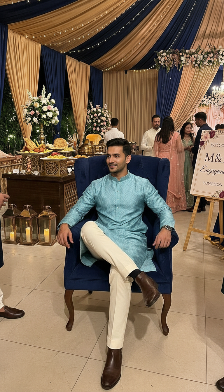 Mens Silk Kurta Suits view 5