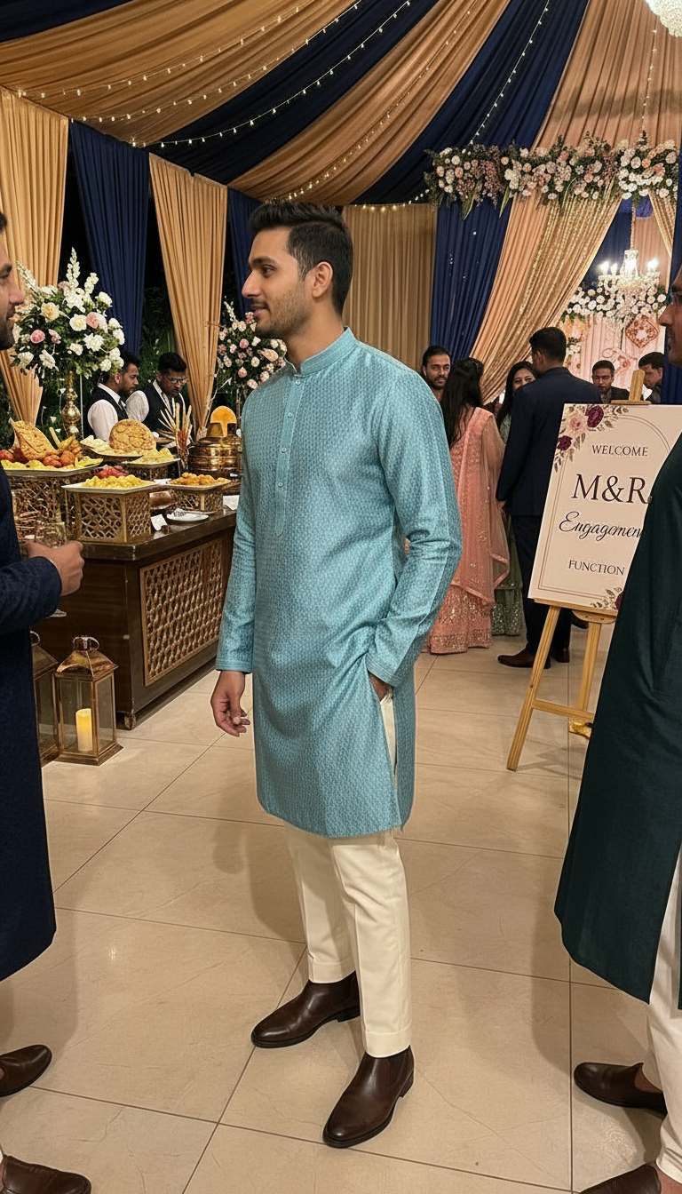Mens Silk Kurta Suits view 2