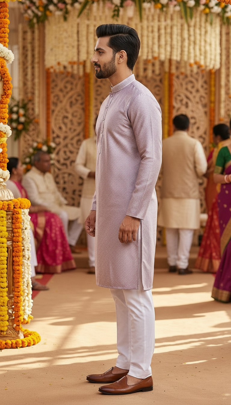 Mens Cotton Kurta view 2