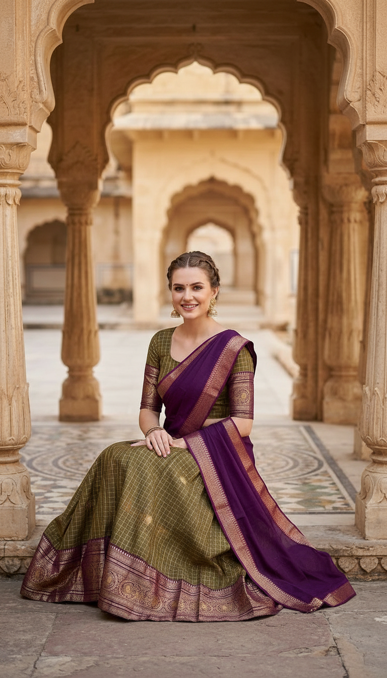 Traditional Saree view 4