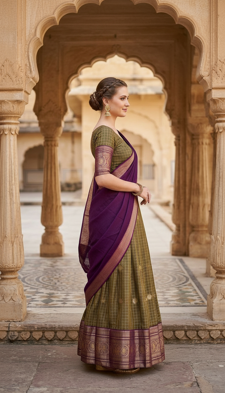 Traditional Saree view 3