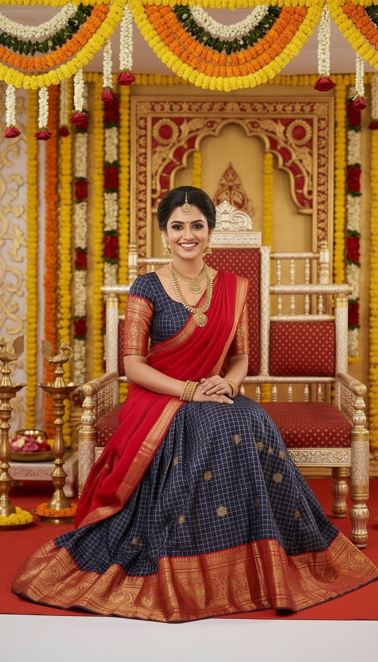 Traditional Lehanga Set view 5