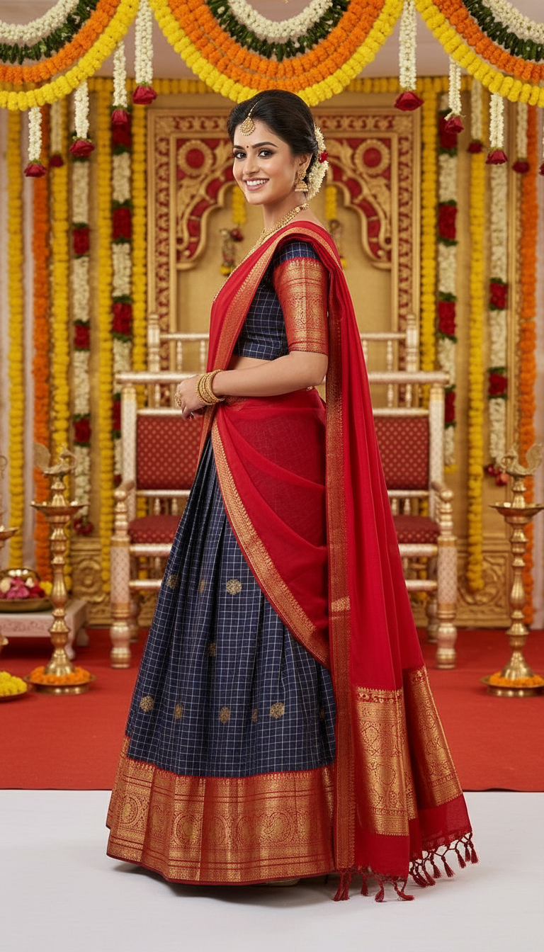 Traditional Lehanga Set view 3