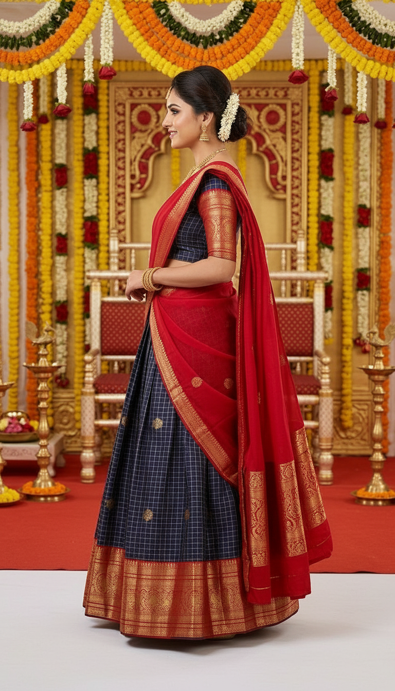 Traditional Lehanga Set view 2