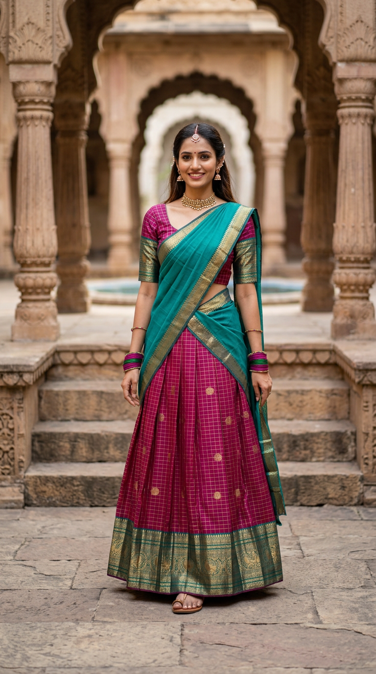 Elegant Festive Lehanga Set view 6