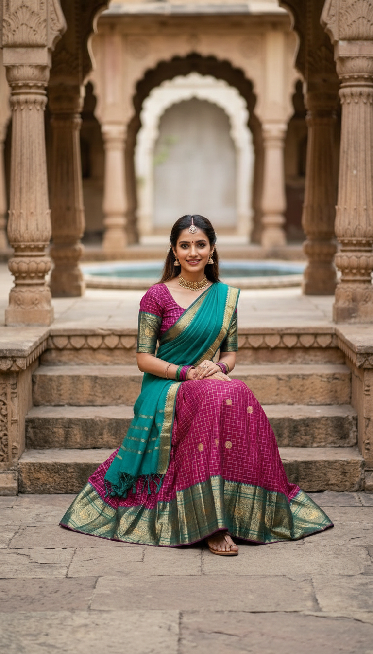 Elegant Festive Lehanga Set view 5