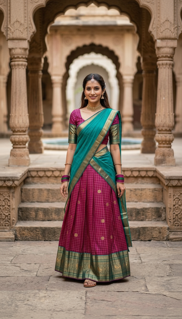 Elegant Festive Lehanga Set view 4