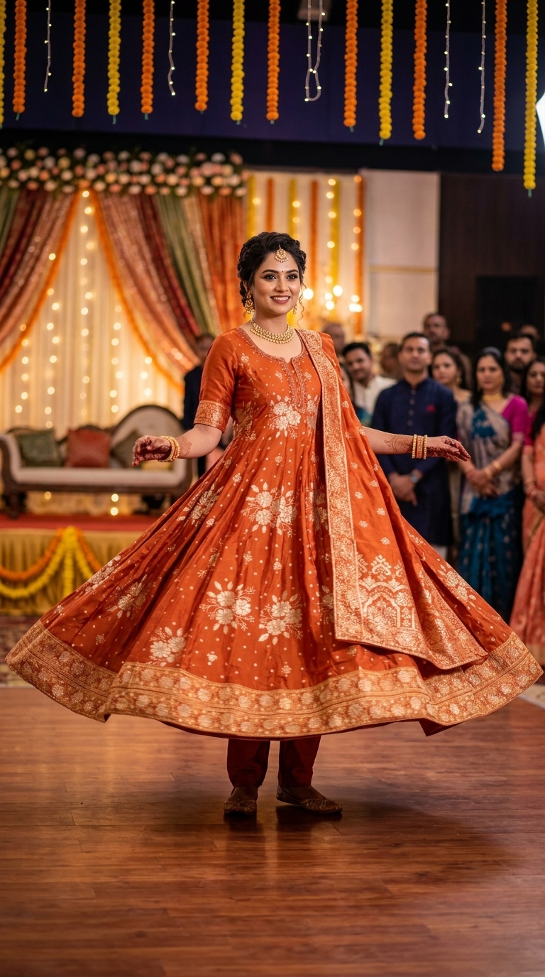 Elegant Anarkali view 4