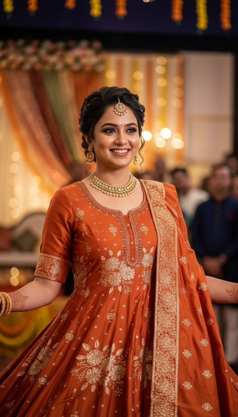 Elegant Anarkali view 3