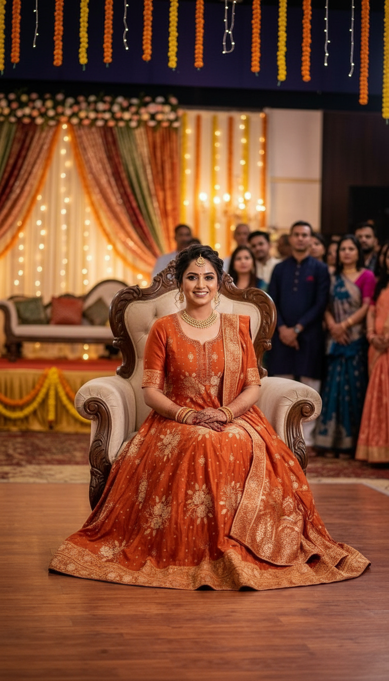 Elegant Anarkali view 2