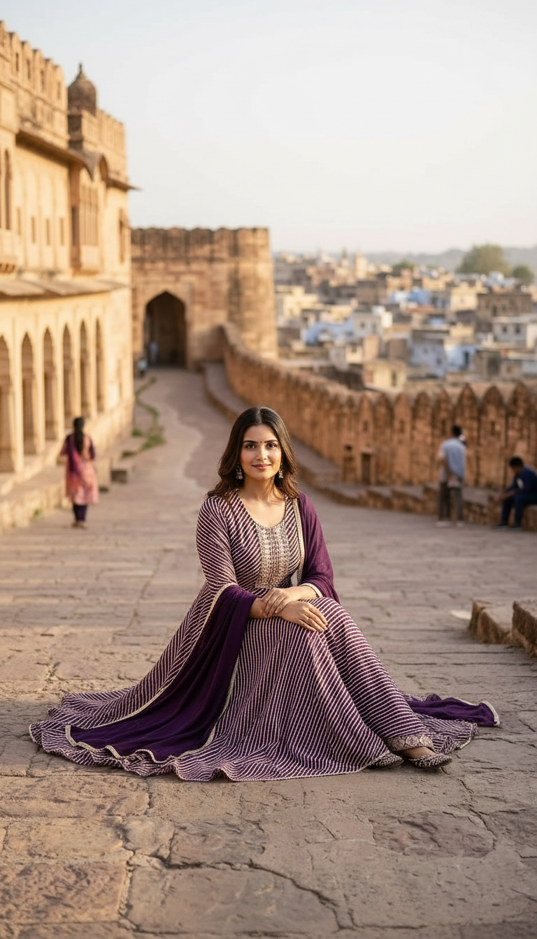 Designer Anarkali Gown view 2