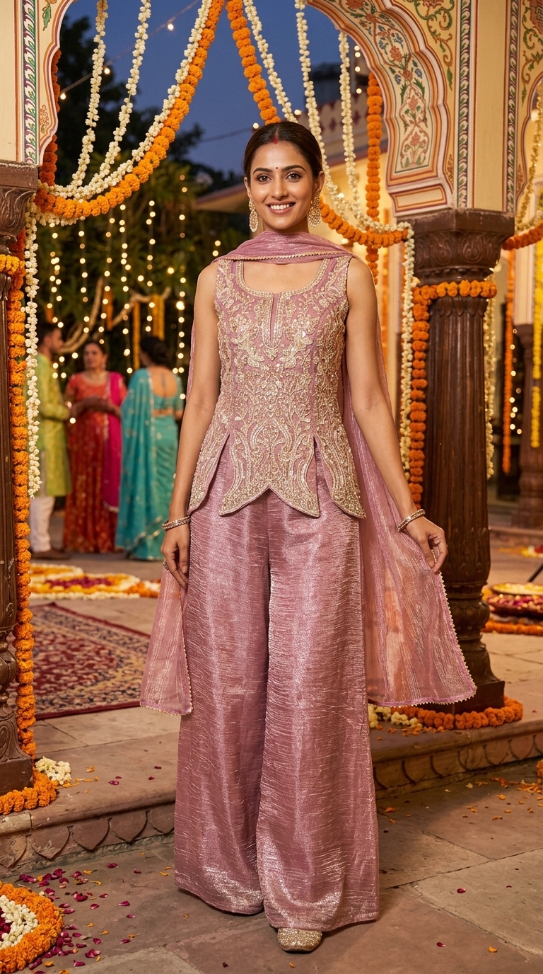 Indo-Western Set view 3