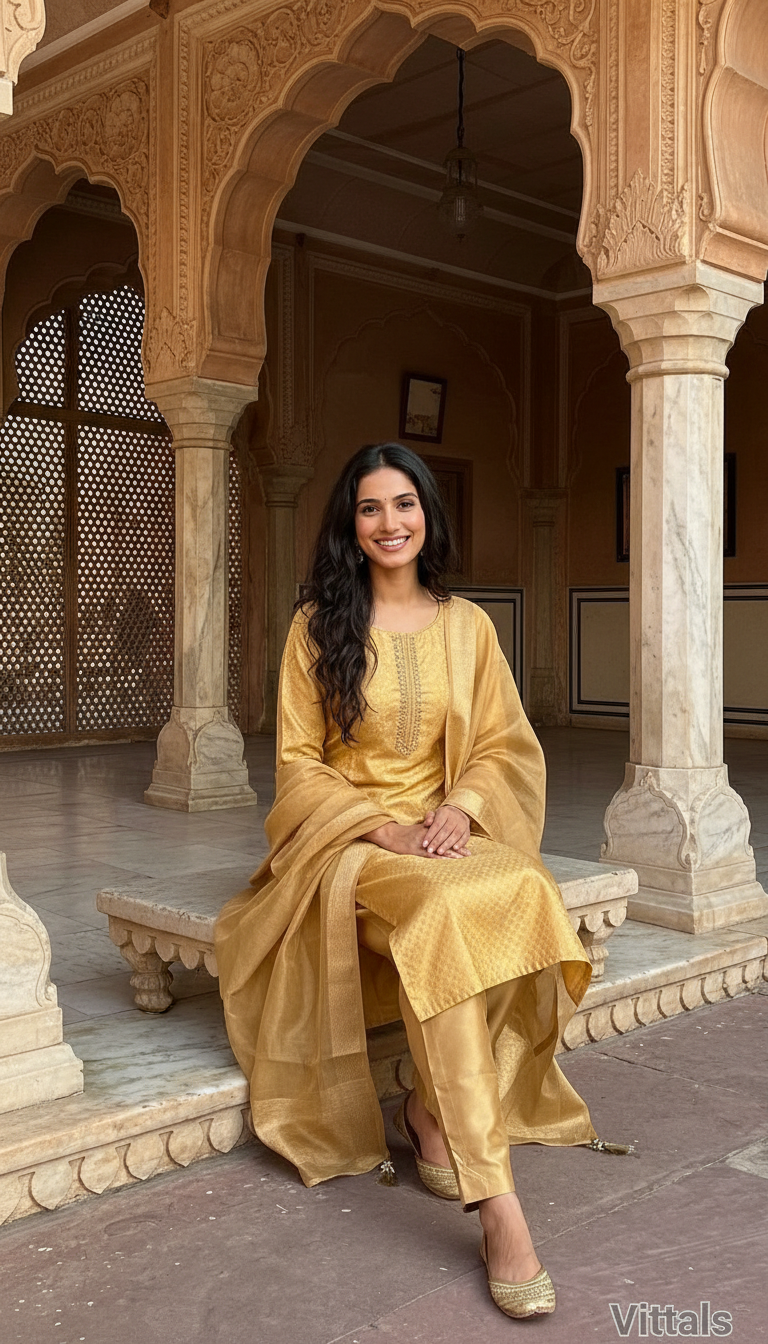 Vittals Salwar Set view 3
