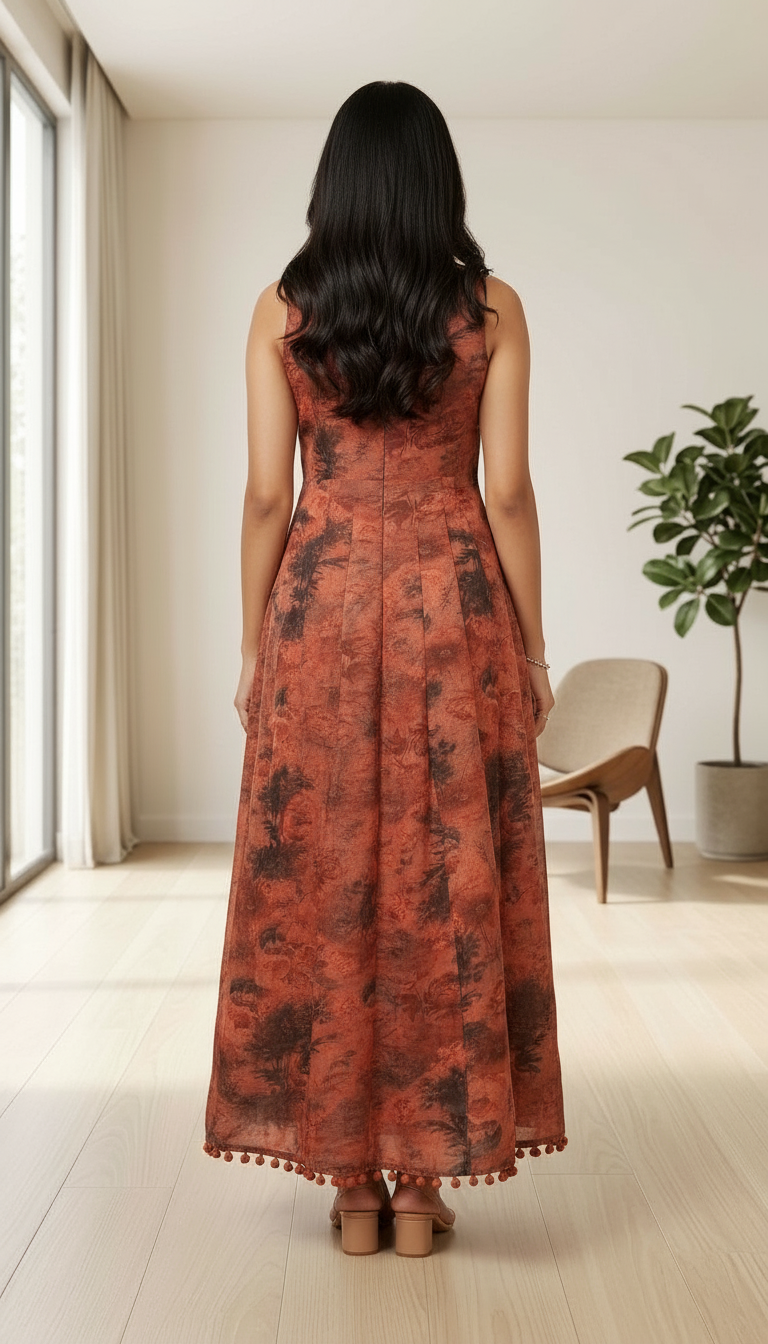 Elegant Sleeveless Gown view 2