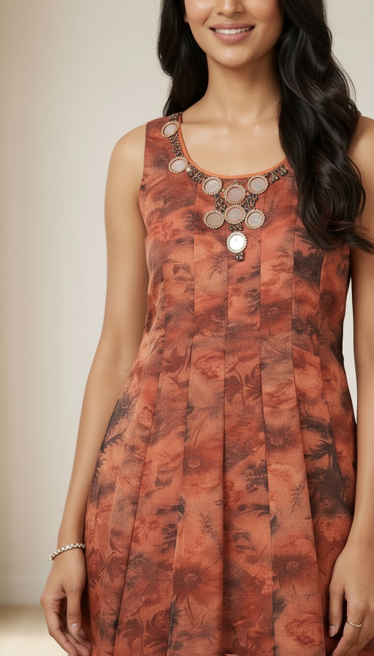 Elegant Sleeveless Gown view 3