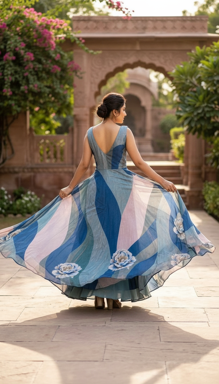Floral Festive Gown view 2
