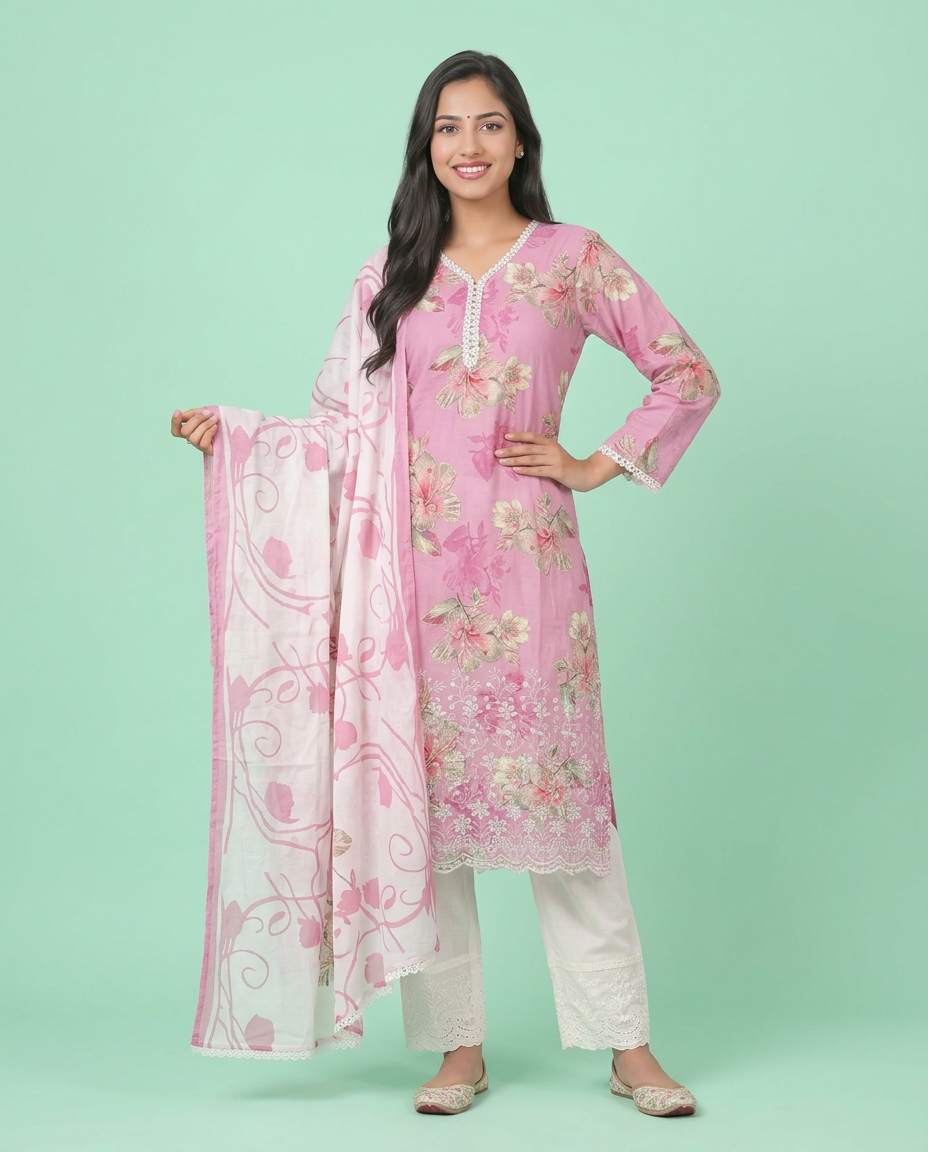 Floral Printed Kurti view 7