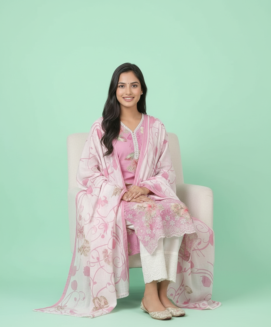 Floral Printed Kurti view 3