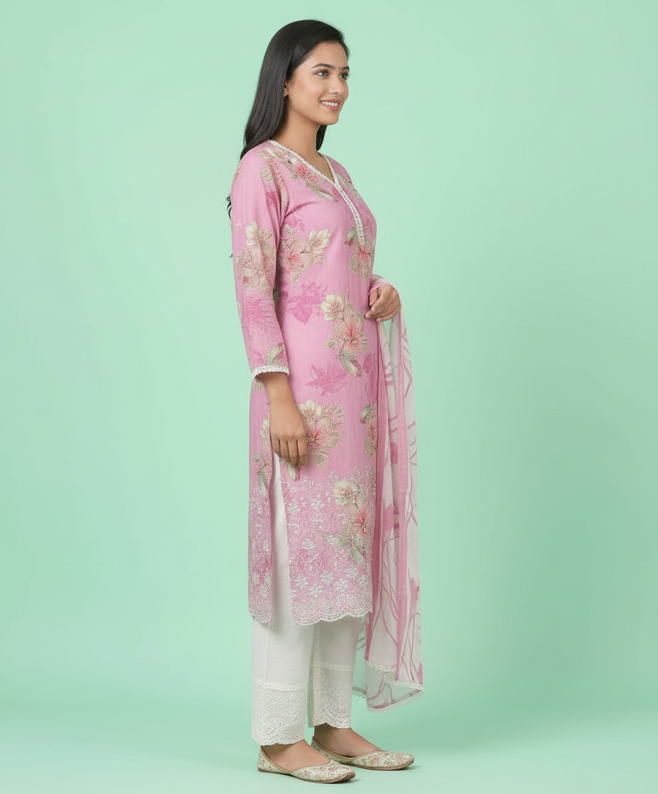 Floral Printed Kurti view 2