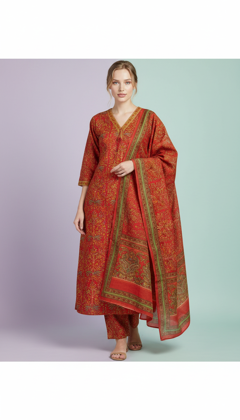 Traditional Kurta Set view 7