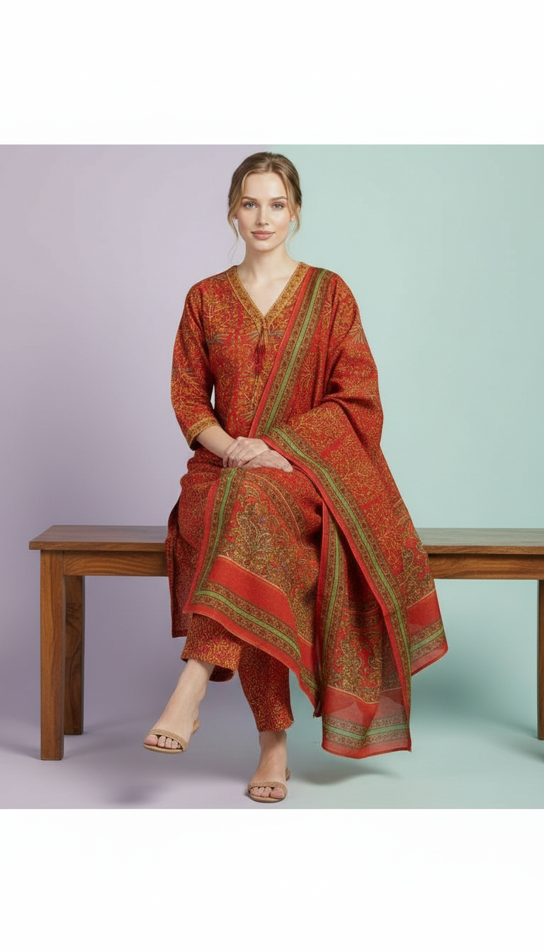 Traditional Kurta Set view 6