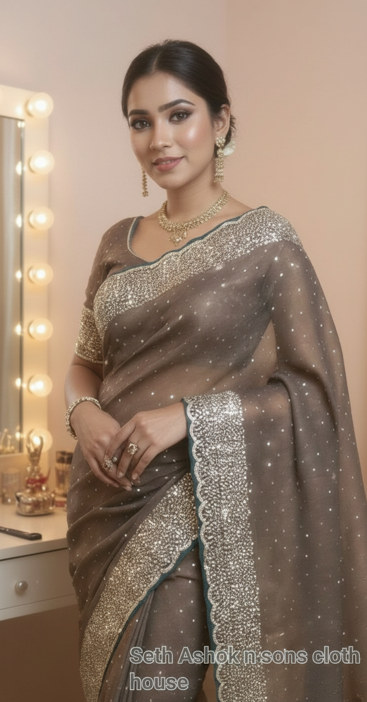 Traditional Sari with Blouse view 2