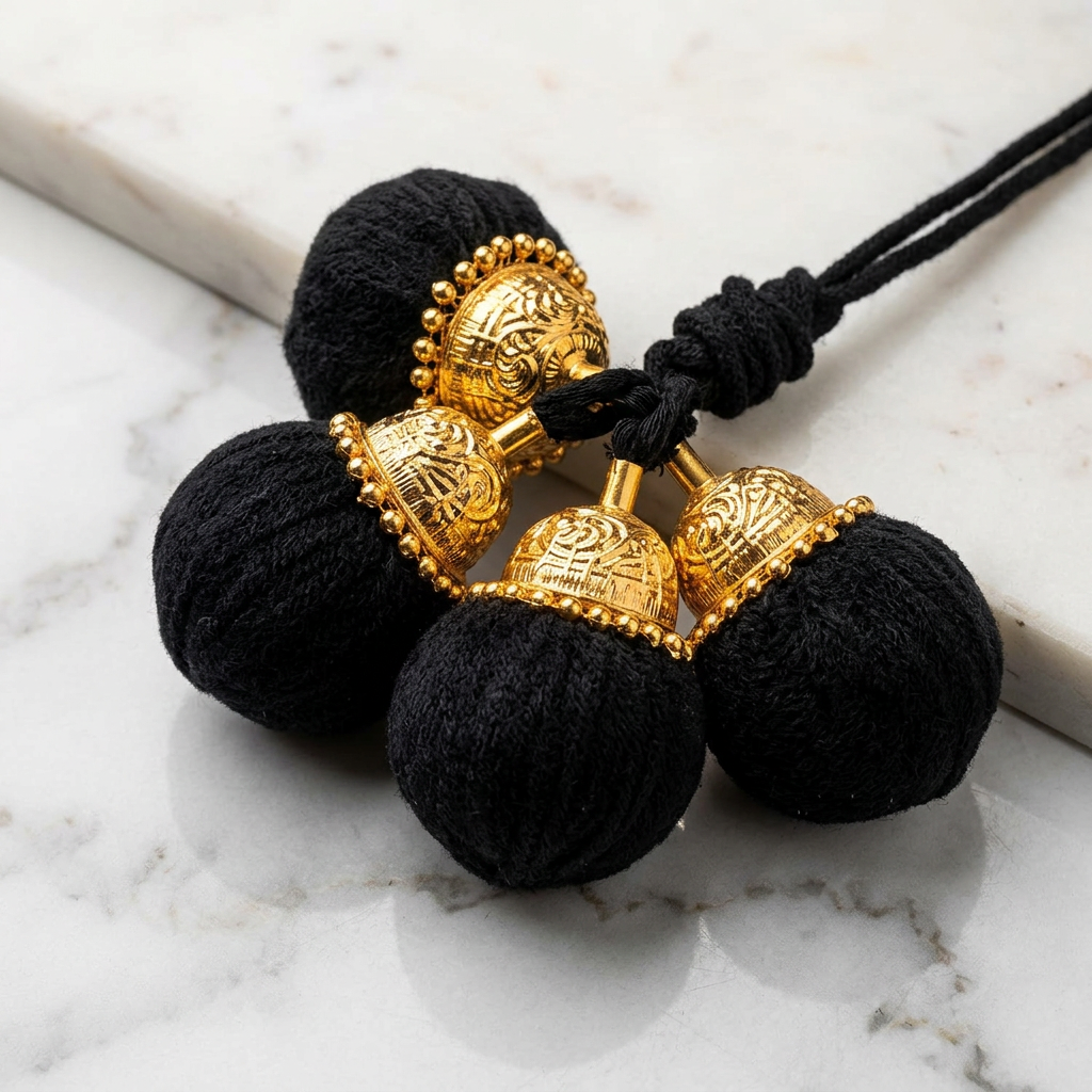 Traditional Black Tassel view 2