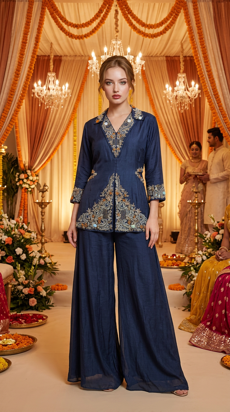 Embroidered Ethnic Set