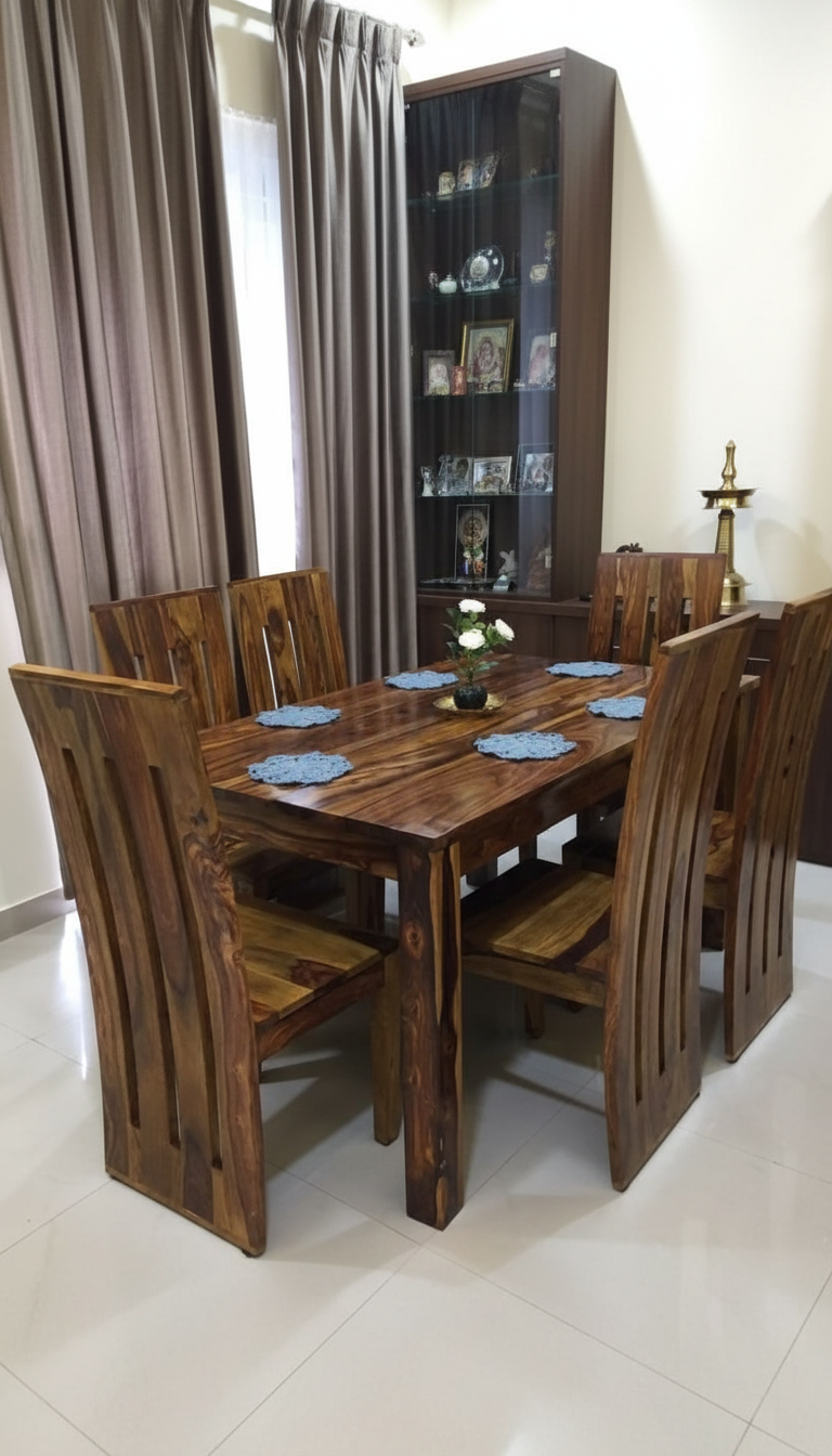 Solid Wood Dining Table Set